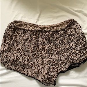 Gilly hicks hollister cheetah pajama shorts